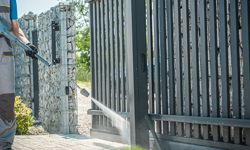 S fence